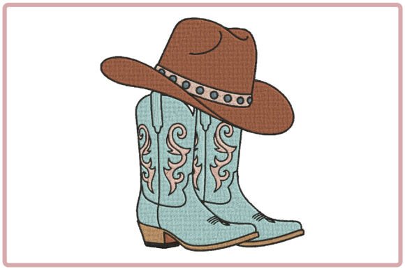 Download Western Cowboy Boots Embroidery - Boots Collection