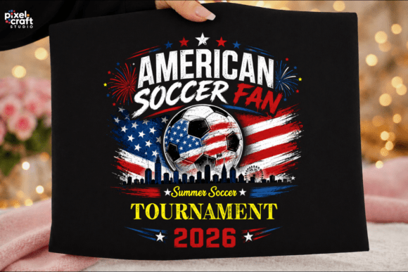 Download American Soccer Fan 2026 PNG - Premium Resources