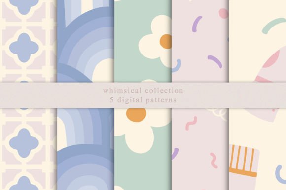 Download Pastel Nursery Seamless Digital Patterns - Pastel nursery Collection