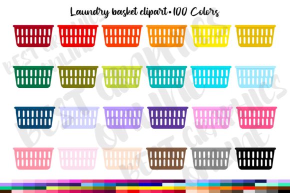 Download Laundry Basket Clipart Set Laundy Day - Laundry basket clipart Collection