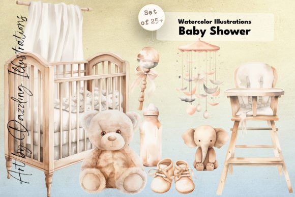 Download Pastel Nursery Dreams | Baby Shower - Pastel nursery Collection
