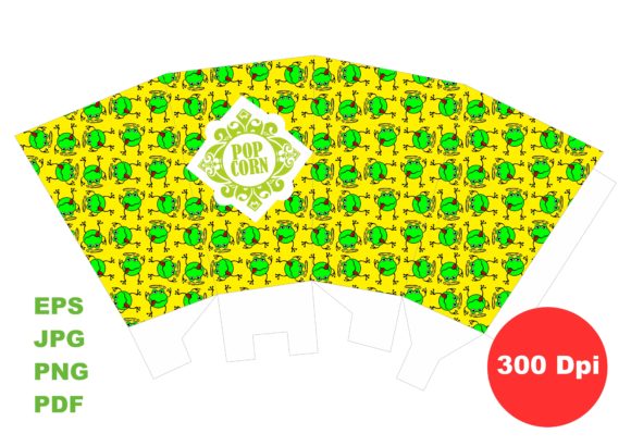 Download Popcorn Packaging with Frog Theme - Frog theme Collection