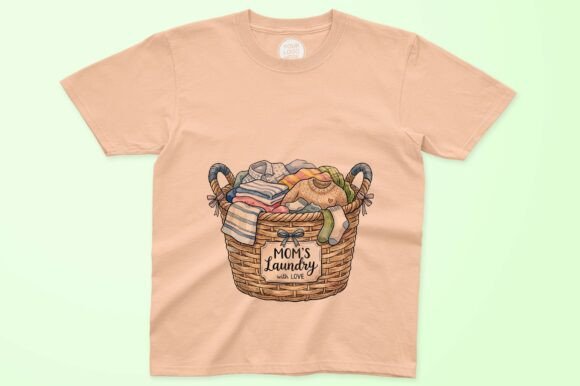 Download Laundry Basket Clipart with Mom Theme - Laundry basket clipart Collection