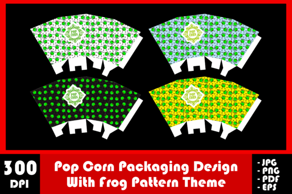 Download Popcorn Packaging with Frog Theme - Frog theme Collection