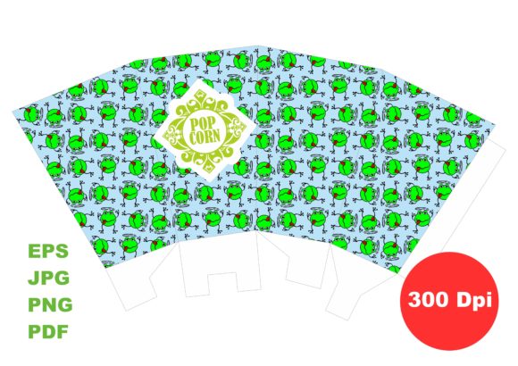 Download Popcorn Packaging with Frog Theme - Frog theme Collection