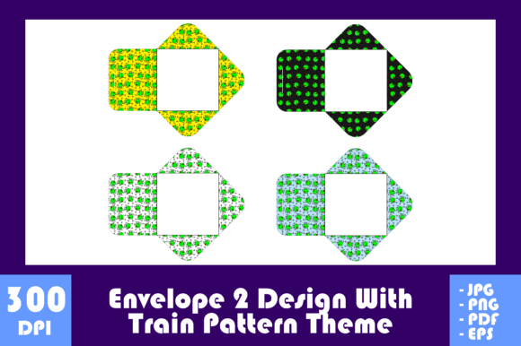 Download Envelope 2 Design with Green Frog Theme - Frog theme Collection