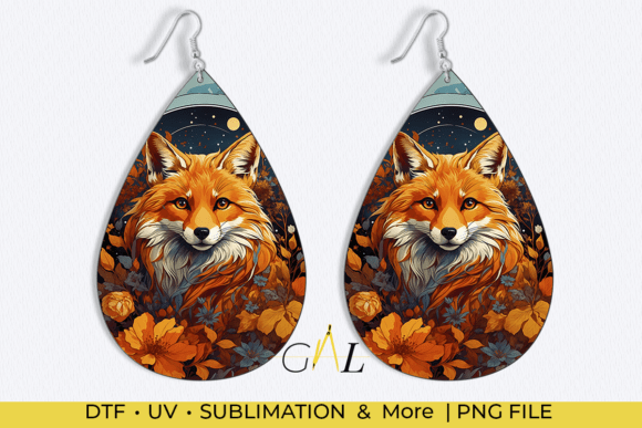 Download Fall Animals Earring Bundle, Fox Earring - Premium Resources